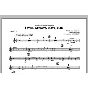 I Will Always Love You - Bb-Klarinette 2