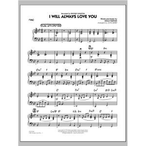 I Will Always Love You - Piano