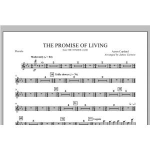 The Promise Of Living (from The Tender Land) - Piccolo