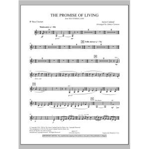 The Promise Of Living (from The Tender Land) - Bb Bass Clarinet