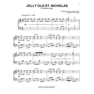 Jolly Old St. Nicholas [Ragtime version] (arr. Phillip Keveren)