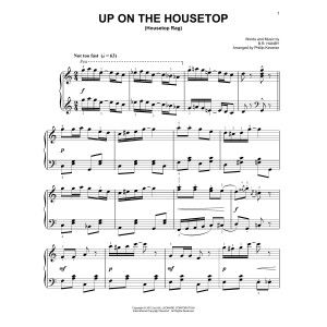 Up On The Housetop [Ragtime version] (arr. Phillip Keveren)