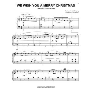 We Wish You A Merry Christmas [Ragtime version] (arr. Phillip Keveren)
