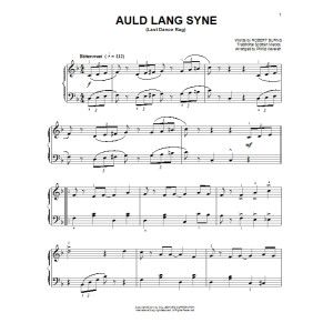 Auld Lang Syne [Ragtime version] (arr. Phillip Keveren)