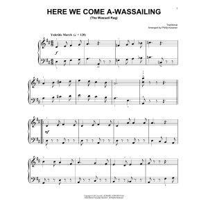 Here We Come A-Wassailing [Ragtime-Version] (arr. Phillip Keveren)
