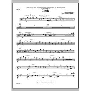 Gloria (from Petite Mass) - Flute 1
