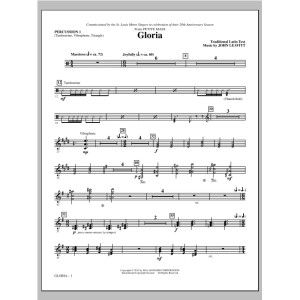 Gloria (from Petite Mass) - Percussion 1