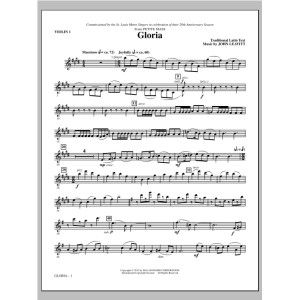 Gloria (from Petite Mass) - Violin 1