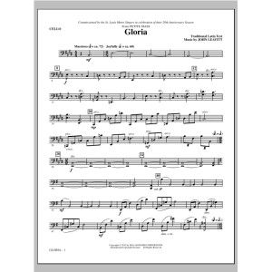 Gloria (from Petite Mass) - Cello