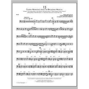 13 (Choral Highlights From The Broadway Musical) (arr. Roger Emerson) - Bass