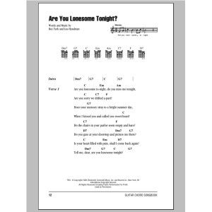 Are You Lonesome Tonight?