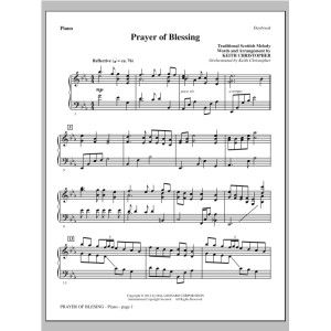Prayer Of Blessing - Piano