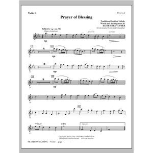 Prayer Of Blessing - Violin 1