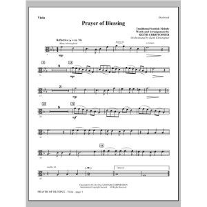Prayer Of Blessing - Viola