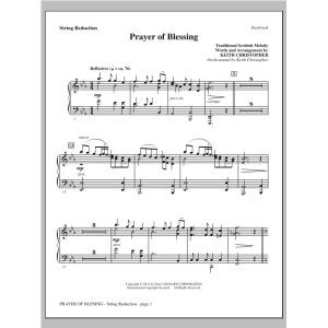 Prayer Of Blessing - Keyboard String Reduction