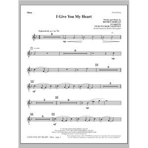 I Give You My Heart - Oboe