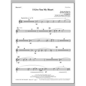 I Give You My Heart - F Horn