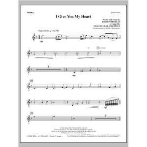 I Give You My Heart - Violine 2