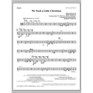 We Need A Little Christmas (With "We Wish You A Merry Christmas") - Drums