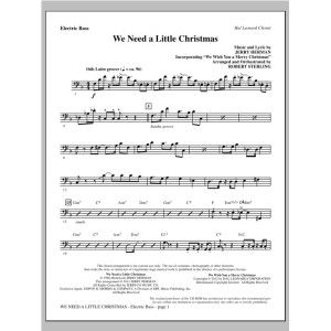 We Need A Little Christmas (With "We Wish You A Merry Christmas") - Electric Bass