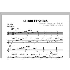 A Night In Tunisia - Eb Solo Sheet