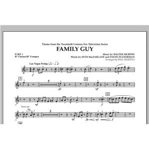 Family Guy (Theme) - Pt.1 - Bb Clarinet/Bb Trumpet