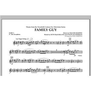 Family Guy (Theme) - Pt.2 - Eb Alto Saxophone