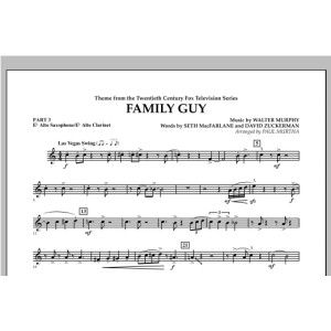 Family Guy (Theme) - Pt.3 - Eb Alto Sax/Alto Clar.