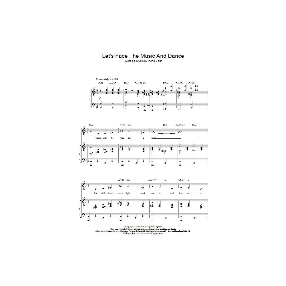 Let's Face The Music And Dance (from Top Hat)