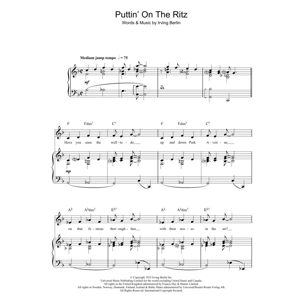 Puttin'' On The Ritz (from Top Hat)