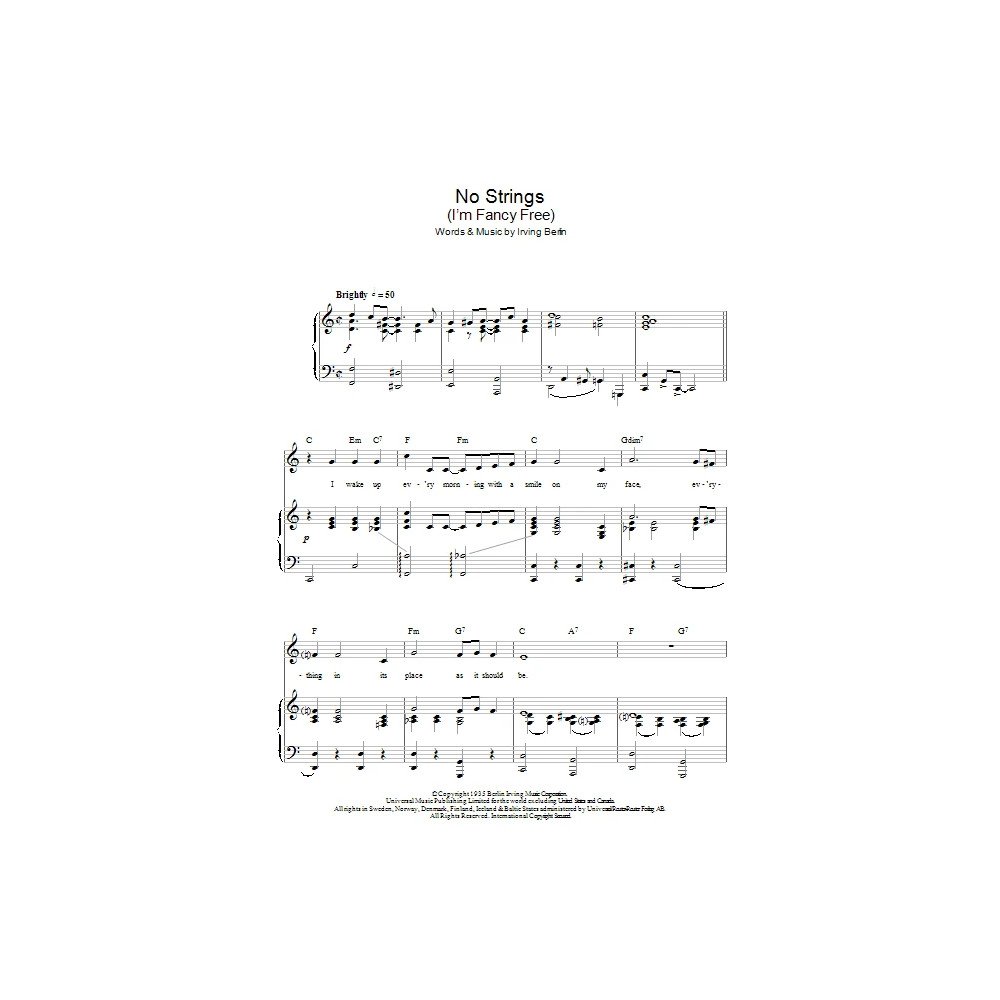 No Strings (I'm Fancy Free)