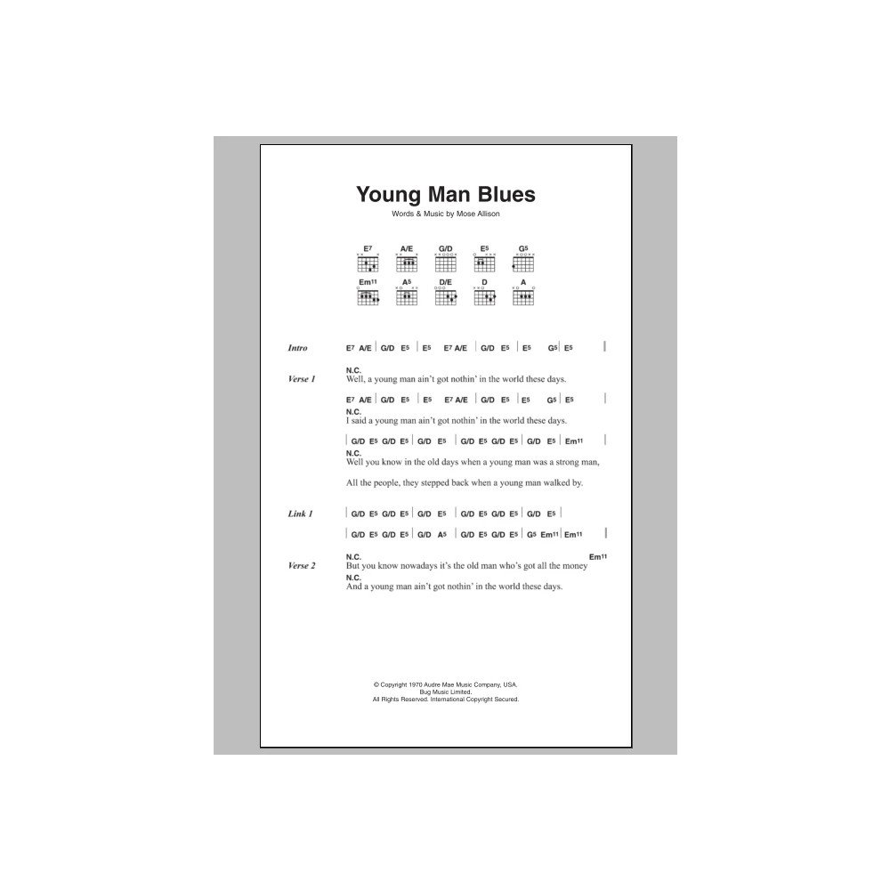 Young Man Blues