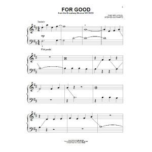 For Good (from Wicked)