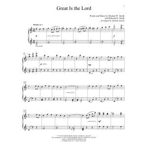 Great Is The Lord (arr. Glenda Austin)