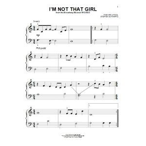 I'm Not That Girl (from Wicked)