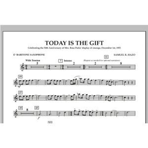 Today Is The Gift - Eb Baritone Saxophone