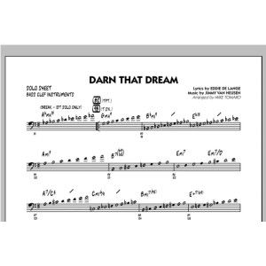 Darn That Dream - Bass Clef Solo Sheet