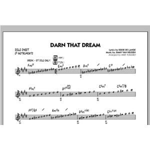 Darn That Dream - Eb Solo Sheet