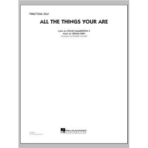 All The Things You Are - Piano/Vocal