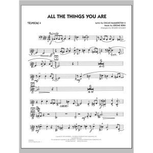 All The Things You Are - Trombone 4