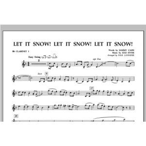 Let It Snow! Let It Snow! Let It Snow! - Bb Clarinet 1