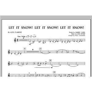 Let It Snow! Let It Snow! Let It Snow! - Eb Alto Clarinet