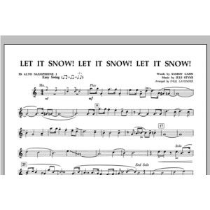 Let It Snow! Let It Snow! Let It Snow! - Eb Alto Saxophone 1