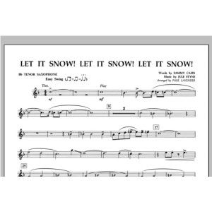 Let It Snow! Let It Snow! Let It Snow! - Bb Tenorsaxophon