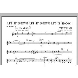 Let It Snow! Let It Snow! Let It Snow! - Bb-Trompete 1