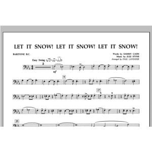 Let It Snow! Let It Snow! Let It Snow! - Baritone B.C.