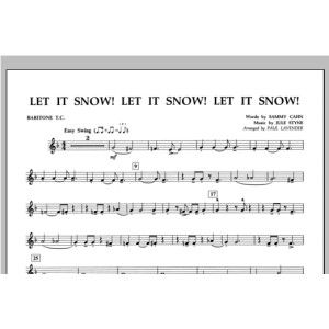 Let It Snow! Let It Snow! Let It Snow! - Bariton T.C.