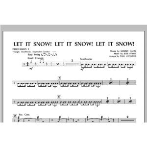 Let It Snow! Let It Snow! Let It Snow! - Percussion 2