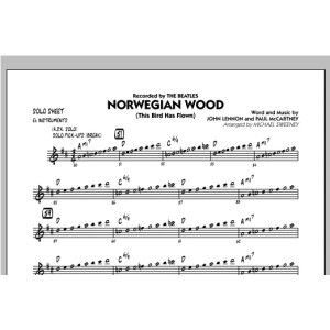 Norwegian Wood (This Bird Has Flown) - Eb Solo Sheet