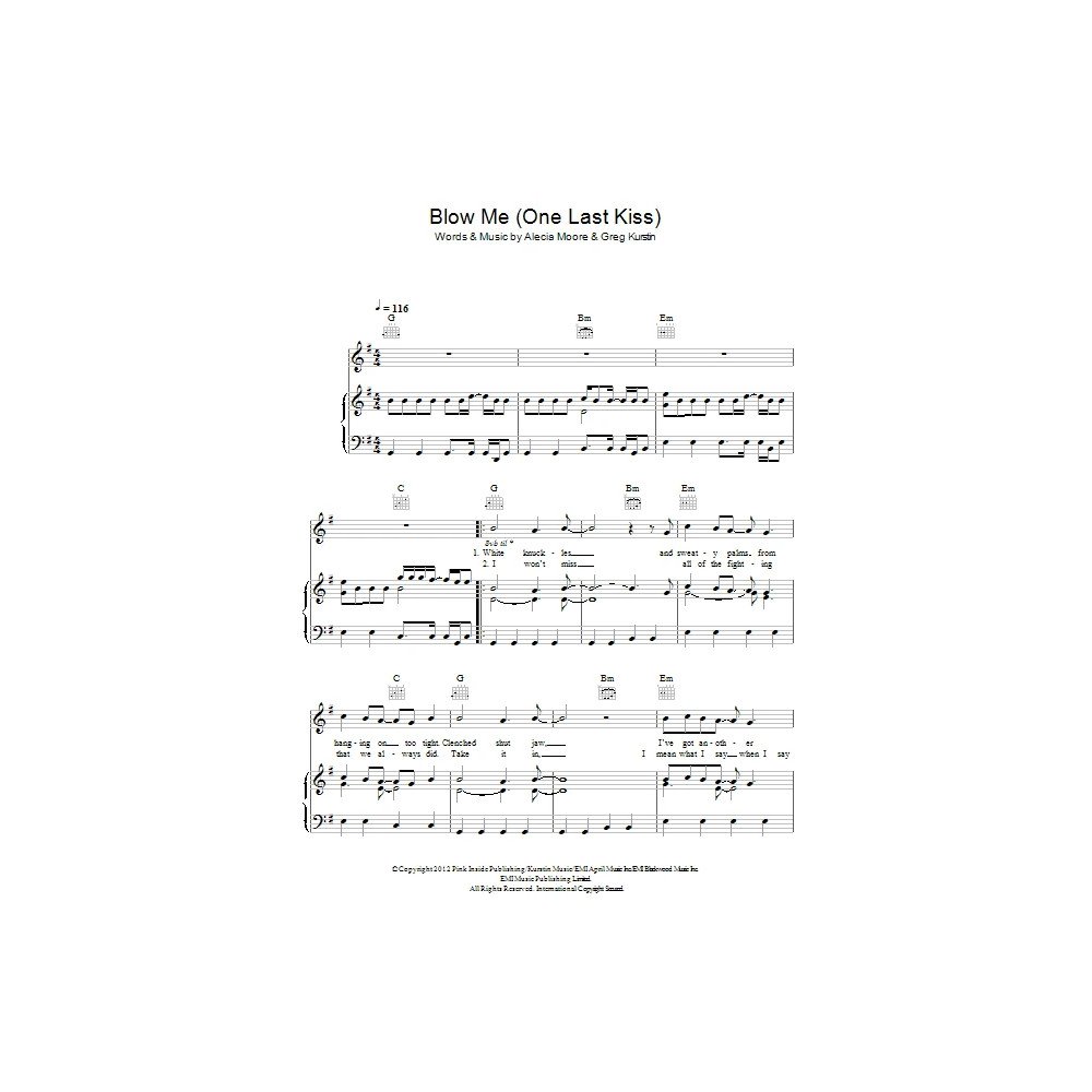 Blow Me (One Last Kiss)